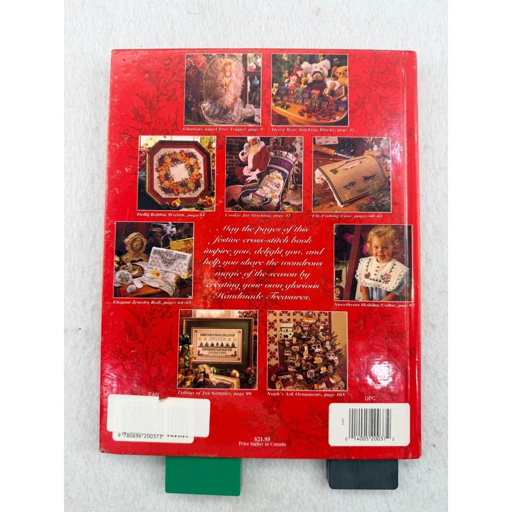 Better Homes and Gardens A Cross-Stitch Christmas Handmade Treasures 1995 Book